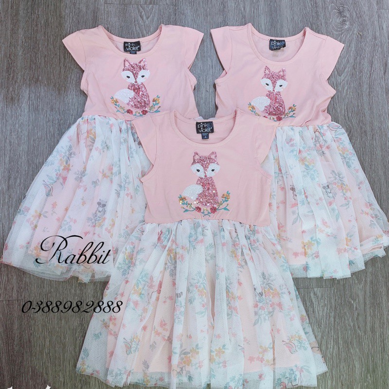 Váy Pink chân váy tutu - RABBITSHOP