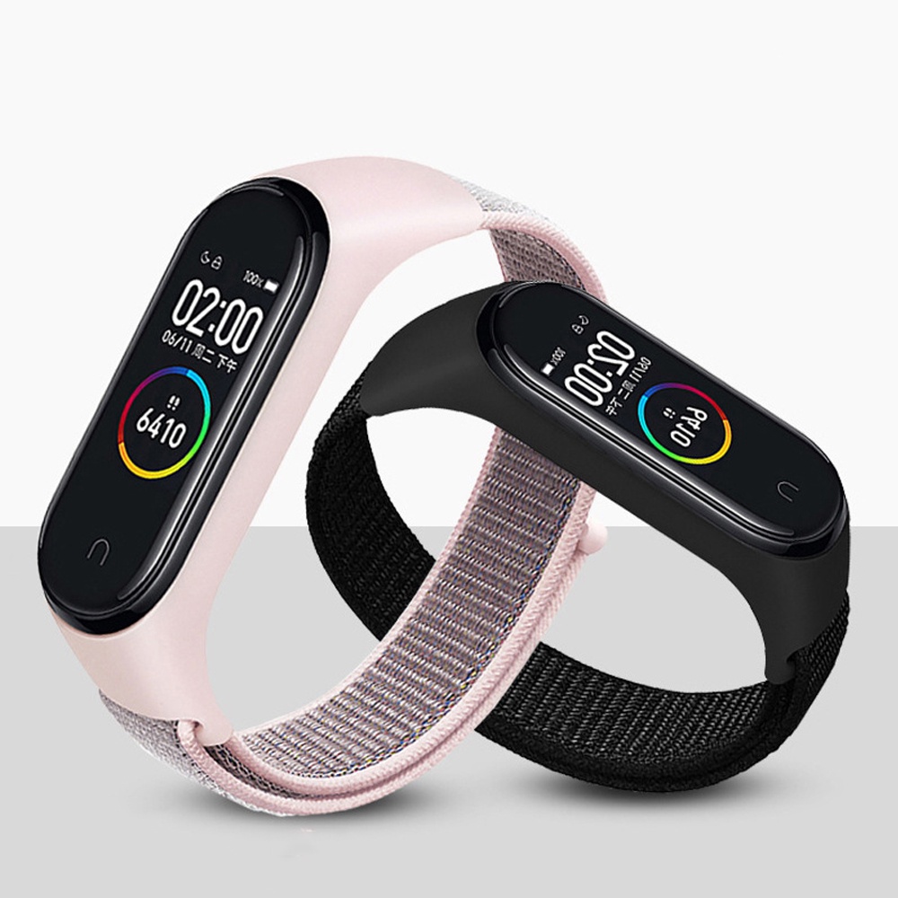 Dây Đeo Thay Thế Chất Liệu Nylon Cho Xiaomi Mi band 6 5 4 3 band7 band6 Mi band 7