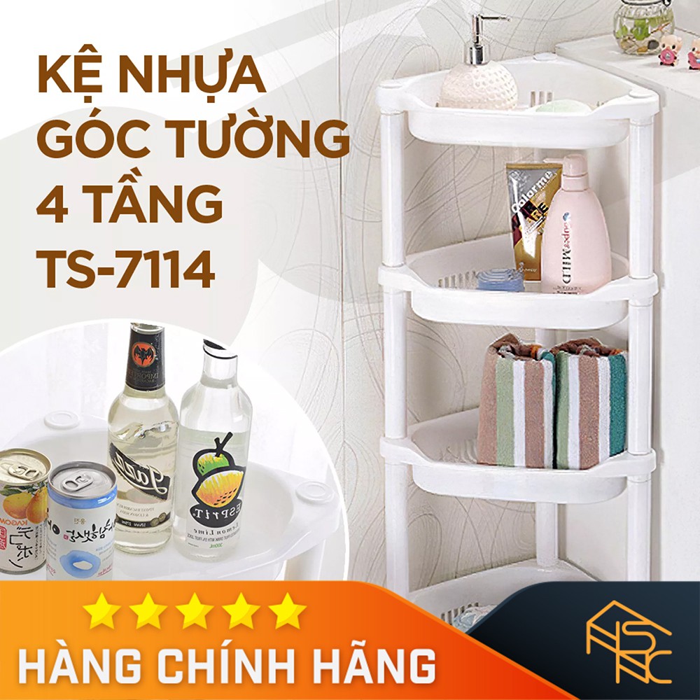 Kệ 4 tầng góc tường Tashuan - TS7114