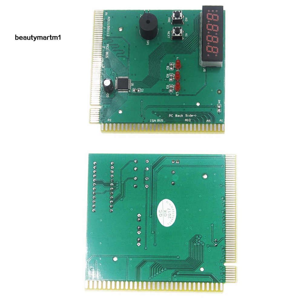 Thẻ Chẩn Đoán Bo Mạch Chủ Pc Analyzer 4 Chữ Số Chuyên Dụng Cho Pci Isa