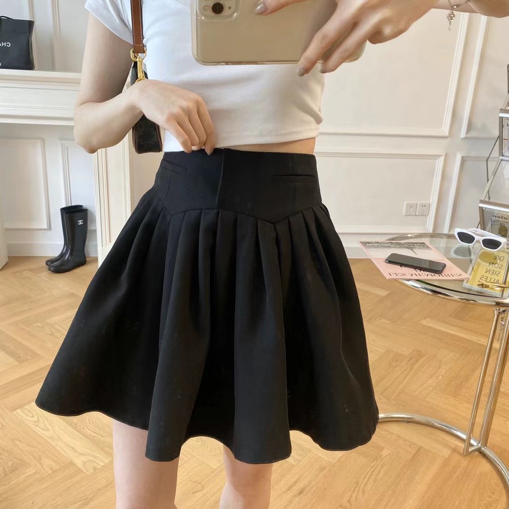 Chân váy lưng cao xếp ly phong cách hàn quốc -  LITASTORE | BigBuy360 - bigbuy360.vn