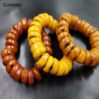 Vòng Tay Đá Hổ Phách May Mắn