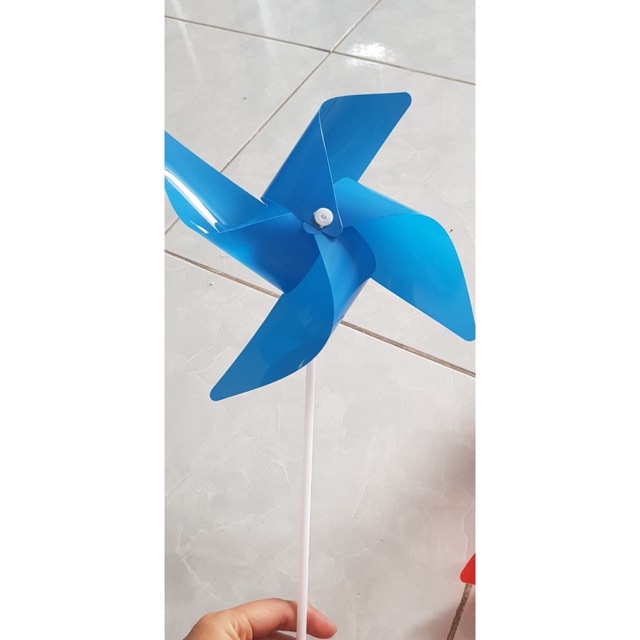 100 chong chóng nhựa 25cm kèm 30m dây treo - chong chóng cầm que