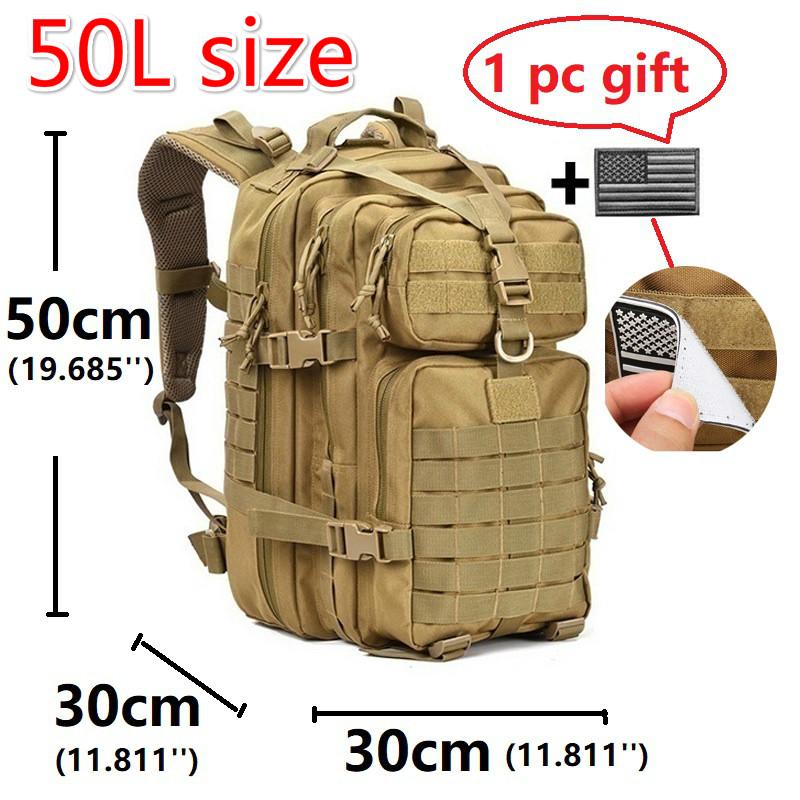 TREKKING Set 3 Túi Đeo Chéo Họa Tiết Rằn Ri 50l 1000d