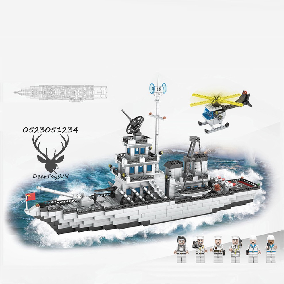 [1125CT-Hộp Giấy] BỘ ĐỒ CHƠI XẾP HÌNH LEGO Chiến Hạm, LEGO OTO, LEGO ROBOT,LEGO TÀU CHIẾN,LEGO XE SWAT,LEGO TÀU SÂN Bay