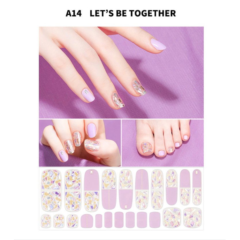 Dán móng tay Vika NailJam Gel Nail Strip