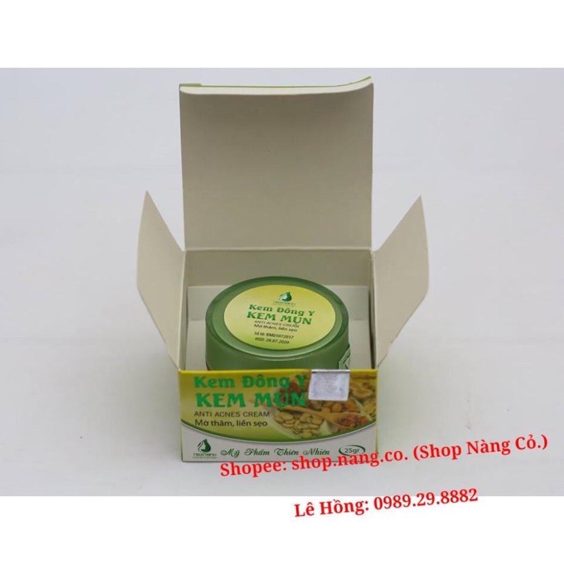 Kem Đông Y KEM MỤN, KHỬ SẠCH MỤN, THÂM, DA DẦU, LỖ CHÂN LÔNG TO.. Diệt mụn ẩn, mụn bọc, mụn mủ, mụn đầu đen