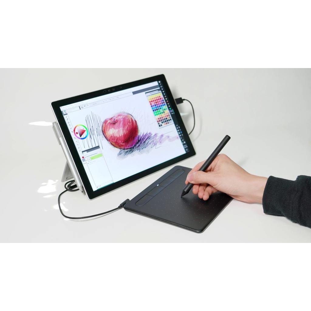 Combo Bảng Vẽ Wacom Intuos S CTL-4100 + Tai Nghe Bluetooth M165 Nhét Tai không dây