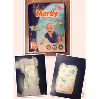 (Tặng 01 bịch giấy ướt Enjoy xuất hàn) Set 2 bịch tã dán Merzy Đủ Size (SMLXL)
