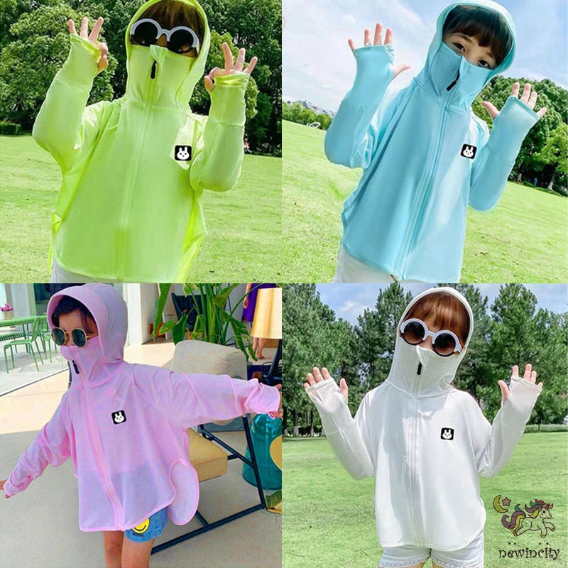Áo Khoác Chống Nắng Siêu Mỏng Thoáng Khí Phong Cách Hàn Quốc Cho Bé