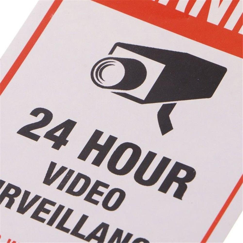1 Miếng Dán Cảnh Báo Có Camera An Ninh CCTV P5C6