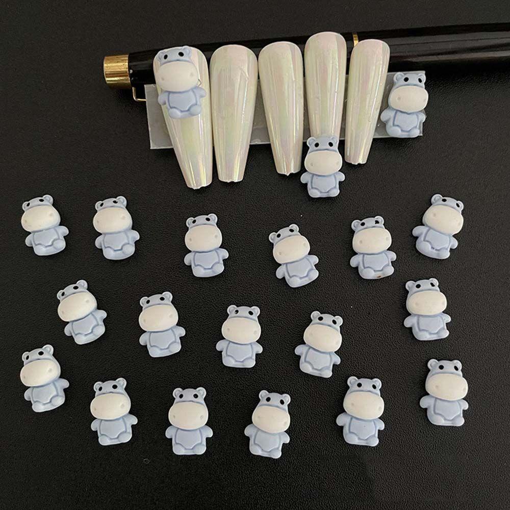 OCEANMAP Miếng Dán Trang Trí Móng Tay 3D Hình Hoạt Hình Dễ Thương