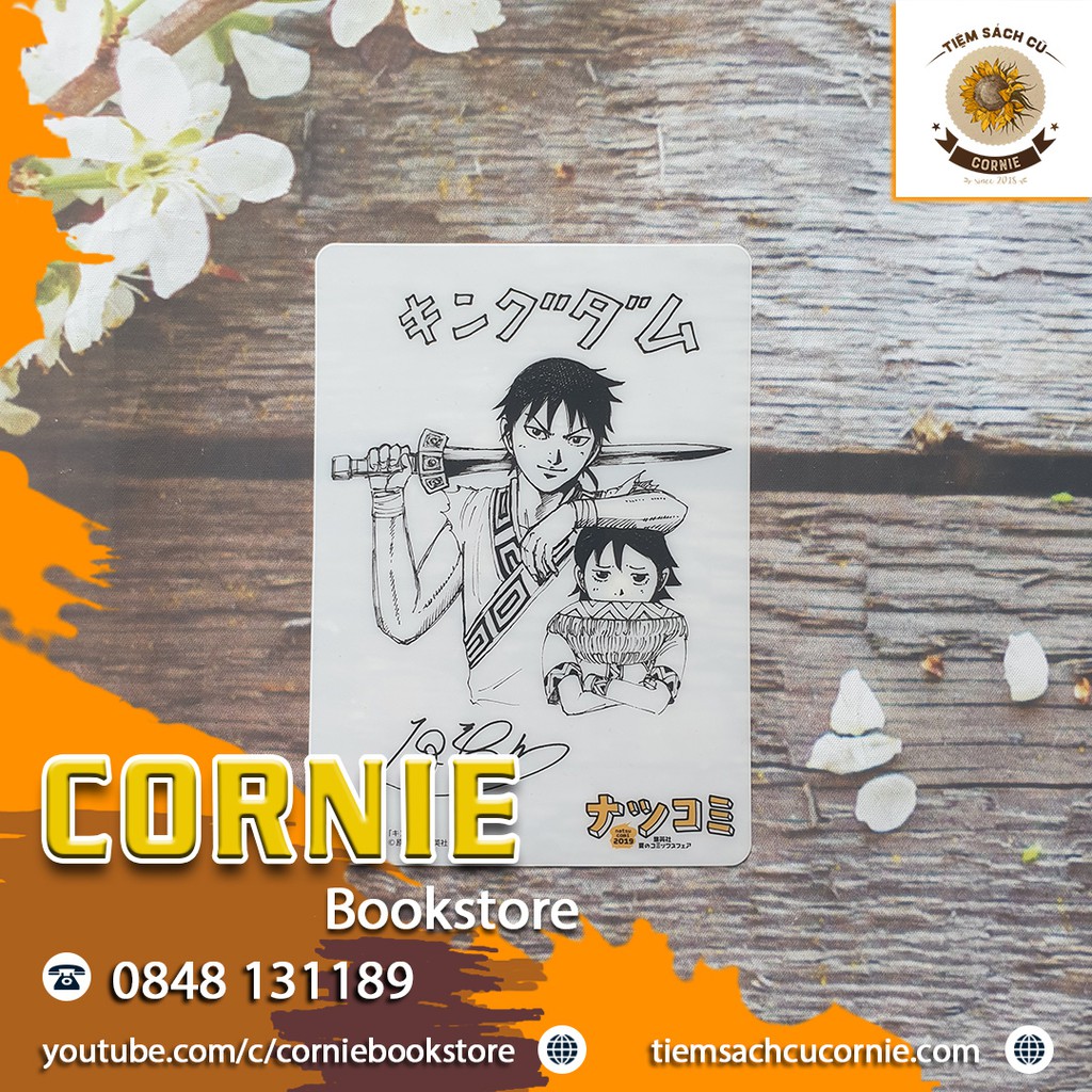Card Kingdom kèm chữ ký - Sản phẩm Natsu Comic 2019