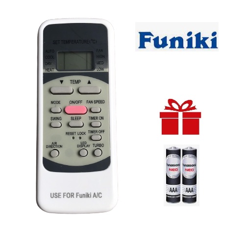 Điều khiển điều hòa funiki, Remote máy lạnh FUNIKI 9000BTU dòng 1 chiều
