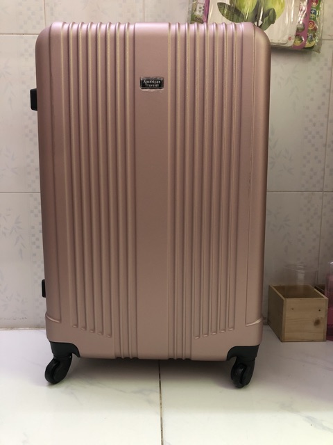 Vali size đại siêu to 30 inch hàng chính hãng Korean màu vàng đồng