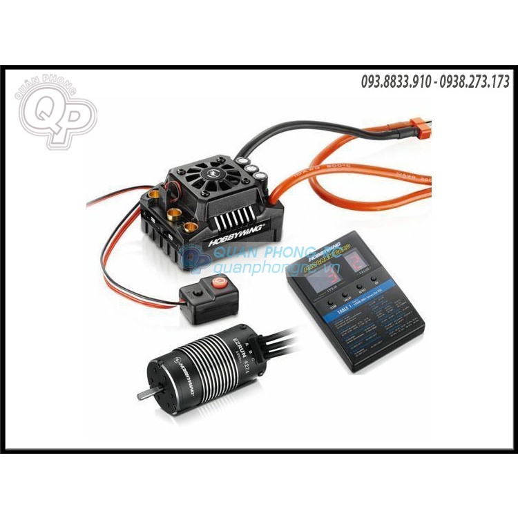 Bộ Điều Tốc và Động Cơ Không Chổi Than EzRun Combo MAX8 V3 150A Motor 4274 2200KV (38010400)