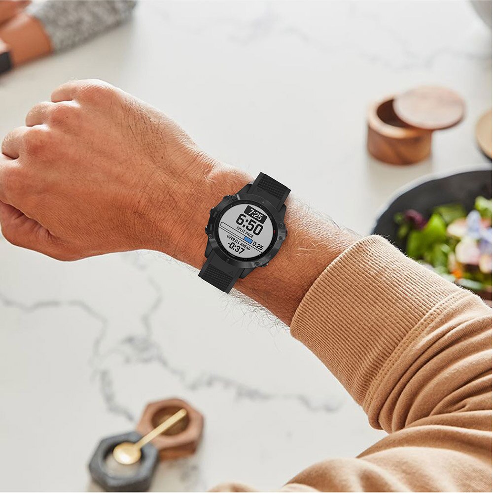 Dây Đeo Silicone Thay Thế Cho Đồng Hồ Thể Thao Garmin Fenix 6 /5/5 Plus/Forerunner 935 945/Instinct 22mm