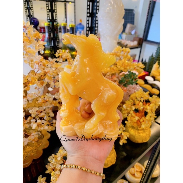 Tượng Đá 12 Con Giáp Đá Ngọc Hoàng Long 15cm