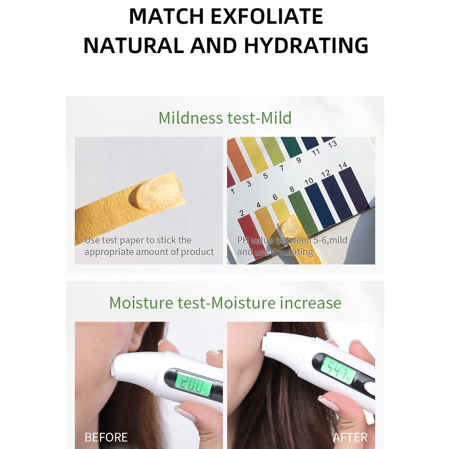 Gel tẩy da chết dưỡng ẩm và làm trắng da Laikou Matcha Peeling 60g Sena Beauty | WebRaoVat - webraovat.net.vn