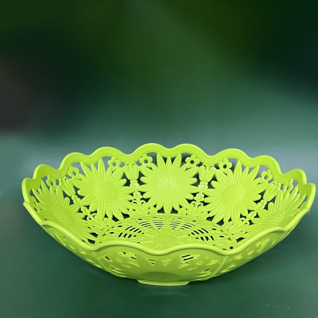 Rổ Oval Hoa Hướng Dương Đựng Trái Cây Rau Củ Xinh Xắn (Nhiều màu)