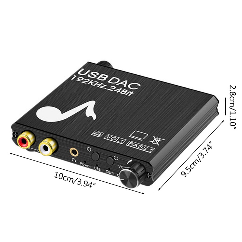 1 Bộ Chuyển Đổi Âm Thanh Kỹ Thuật Số Sang Analog CVBS AV Thành Video Có Cáp Sạc USB