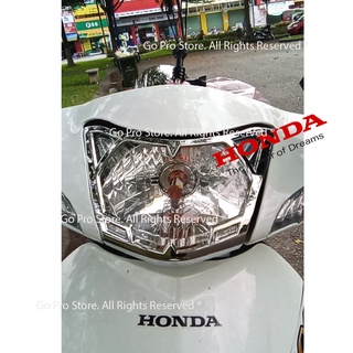 Ốp Viền Đèn Pha WAVE ALPHA 2017 Nhựa Xi
