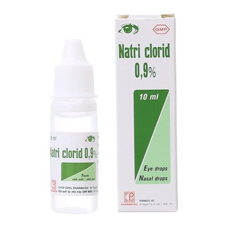 NƯỚC MUỐI NATRICLORID NHỎ MẮT MŨI