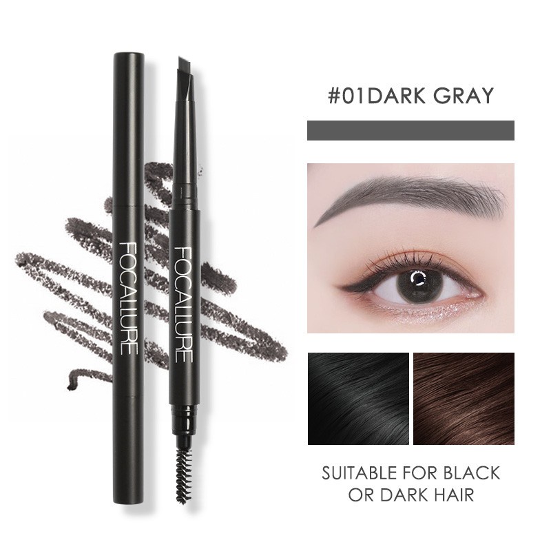 Chì kẻ lông mày hai đầu Focallure BROWS FCKM1 | BigBuy360 - bigbuy360.vn