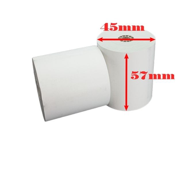 Kích Thước K57x45mm, Giấy In Nhiệt, Bill, Hóa Đơn, Công Nghệ Nhật Bản