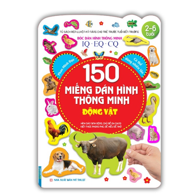 Sách - Combo 150 miếng dán hình thông minh ( 6 cuốn )