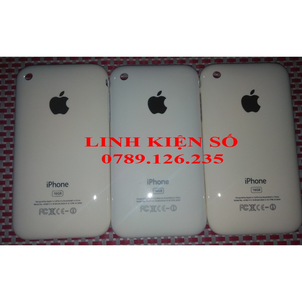 NẮP LƯNG IPHONE 3G MÀU TRẮNG