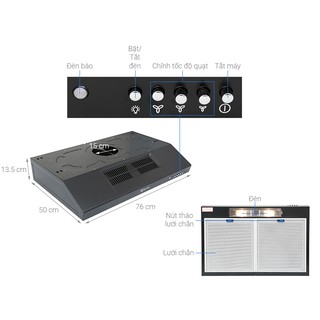 Máy hút mùi Electrolux EFT7516K