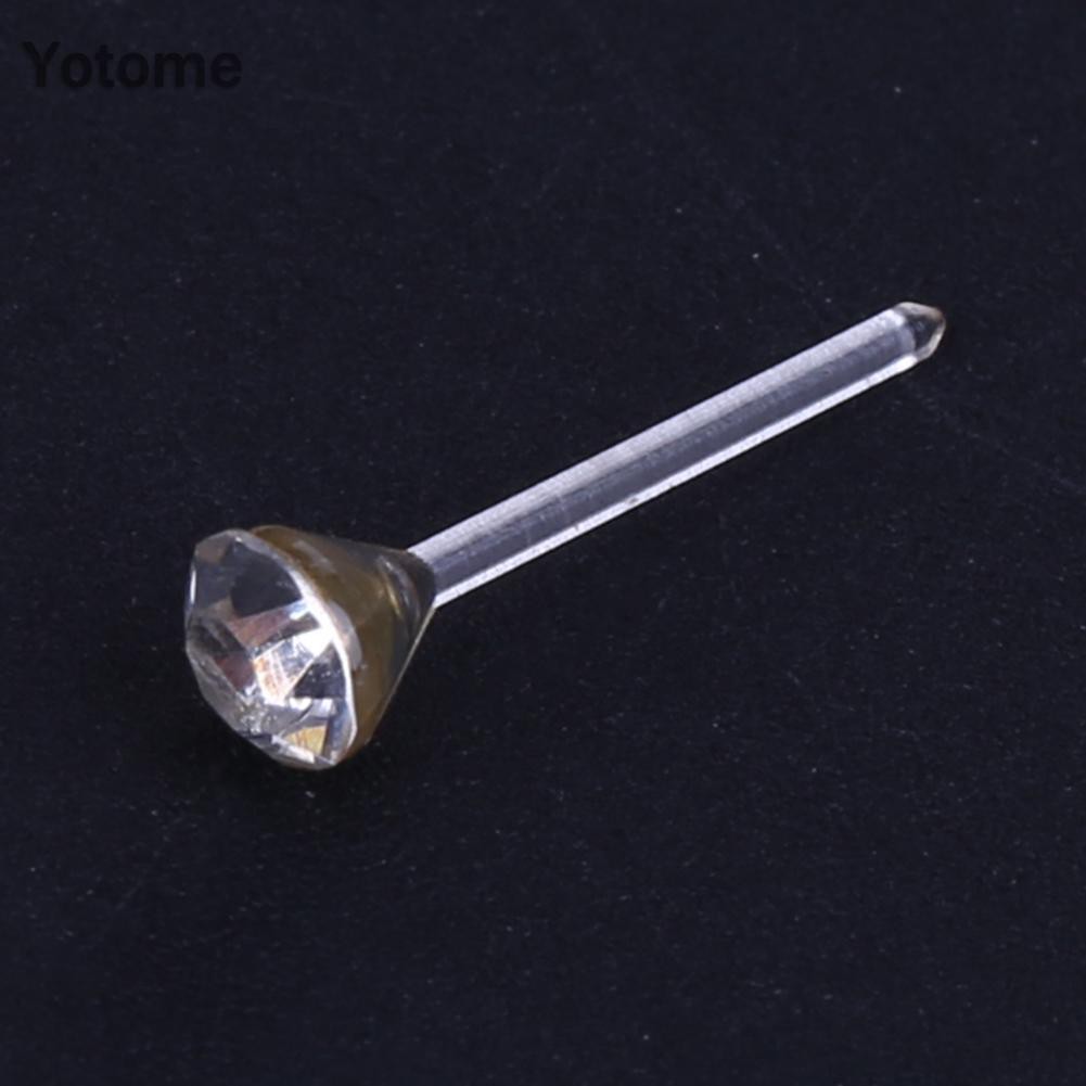Set 20 đôi bông tai nhựa tròn dễ thương cho nữ