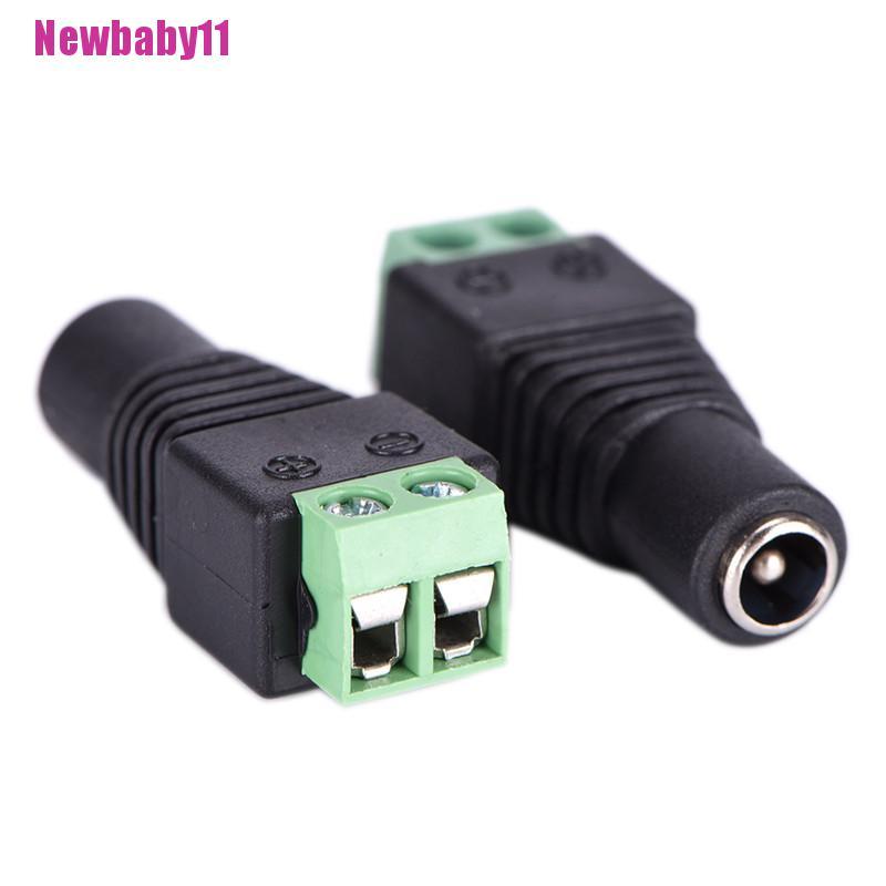 Bộ 5 Đầu Nối Nguồn Dc 12v Cho Dây Đèn Led | BigBuy360 - bigbuy360.vn