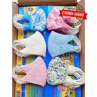 Sỉ thùng 100 hộp khẩu trang trẻ em 5d thương hiệu famapro chất lượng cao