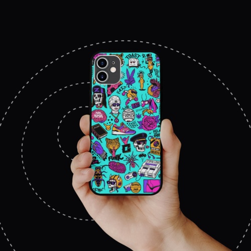 Ốp lưng iphone hình insects collage art cubism sang trọng  cho các dòng SAMSUNG PAP20210629