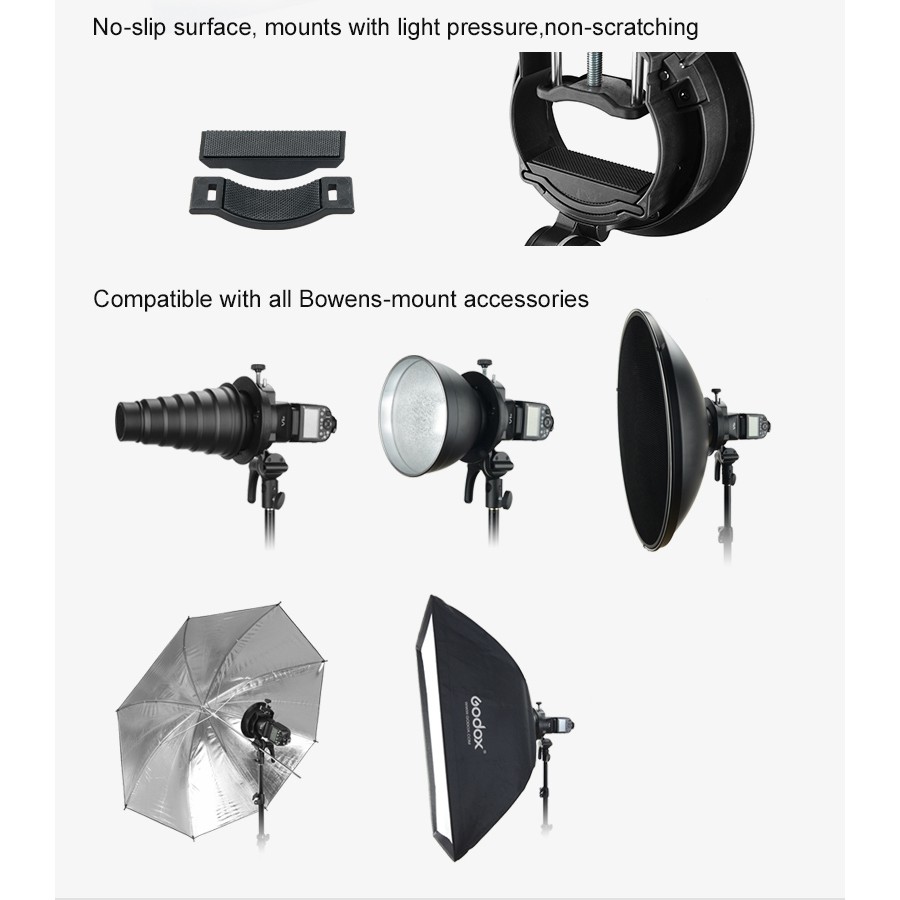 Godox S2 Speedlite Bracket for Bowens