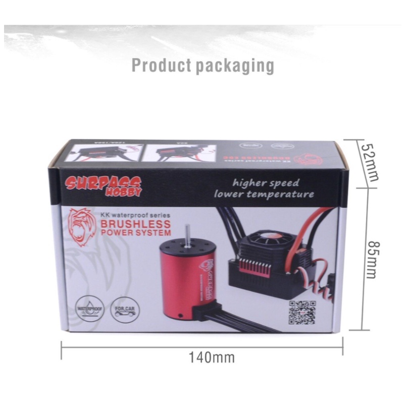 Mô tơ hãng SURPASS HOBBY 4068 2050kv/2650kv Động Cơ Không Chổi Than Cho RC 1/8