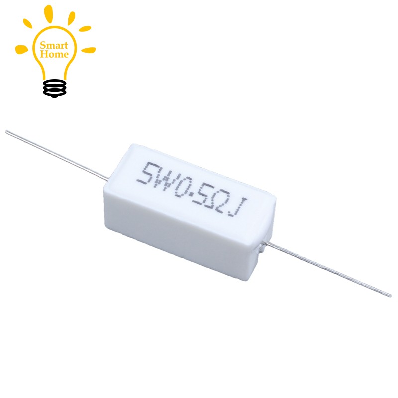 Set 10 Điện Trở Gốm 0.5 Ohm 5w