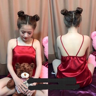 Bộ yếm lụa đùi