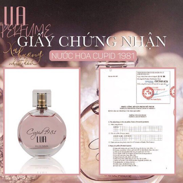 [SIÊU GIẢM GIÁ] Nước hoa Lua CUPID 1981 - Xạ hương nhiệt đới | BigBuy360 - bigbuy360.vn