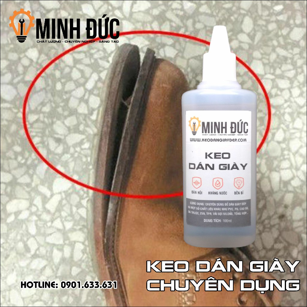 Keo dán giày dép tốt nhất [Giá hủy diệt] Dán tốt như mới - Shop Minh Đức