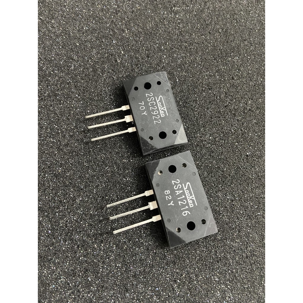 Cặp sò Sanken chính hãng 2sc2922 2sa1216 tặng ốc + lót