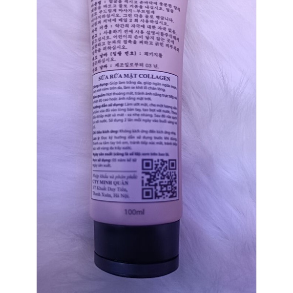 Sữa rửa mặt HANA KOREA 100ml làm sạch da, sáng da, mờ nám, sạch mụn