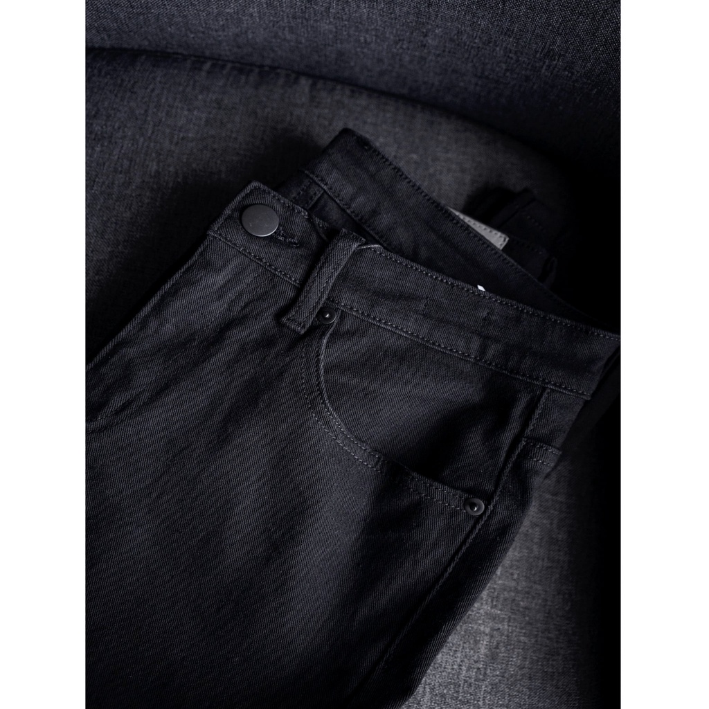 [Tiền Nào Của Đấy] Quần Jean Nam Skinny Rách Gối Màu Đen Vải Co Giãn Nhẹ Không Phai Màu From Dáng Trẻ Trung - 845 | BigBuy360 - bigbuy360.vn