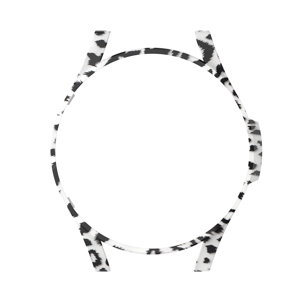 Ốp bảo vệ bằng PC cứng chống sốc in họa tiết dành cho đồng hồ Samsung Galaxy Watch 4 40mm 44mm / 4 Classic 42mm 46mm
