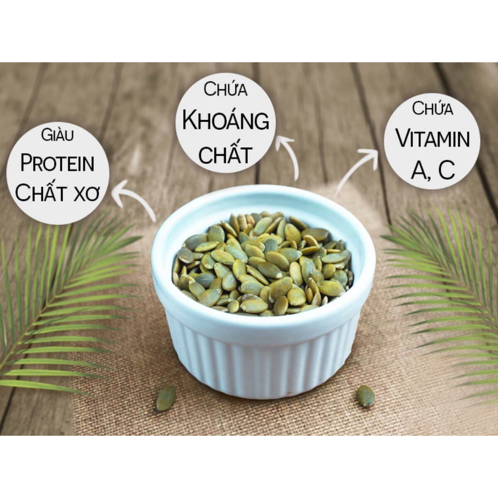 Hạt bí xanh tách vỏ 200g; 500g