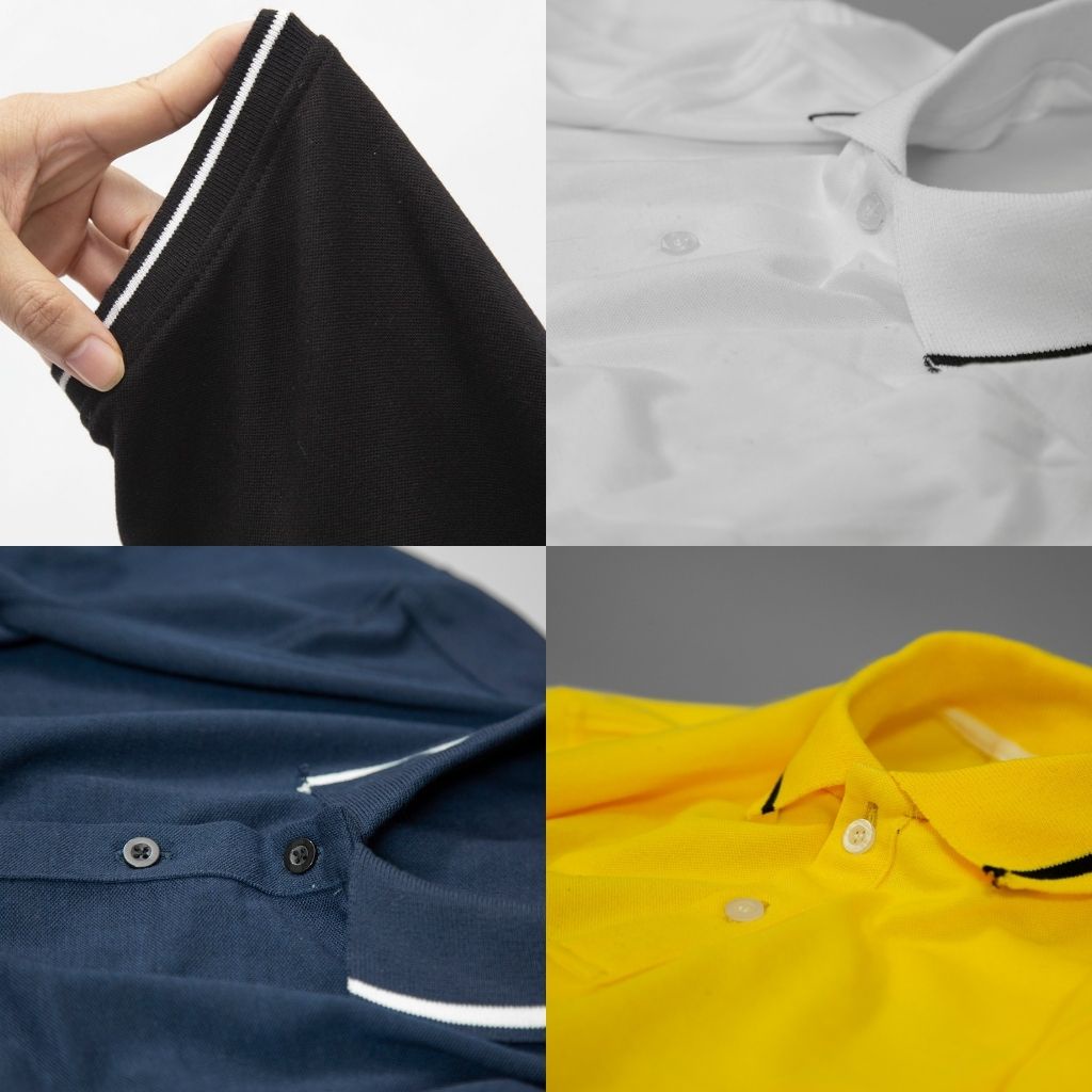Áo polo nam tay lỡ đẹp áo thun nam trơn cổ bẻ chất cotton chính hãng cao cấp Thời Trang trung niên THE-QUALITY AT02 | BigBuy360 - bigbuy360.vn