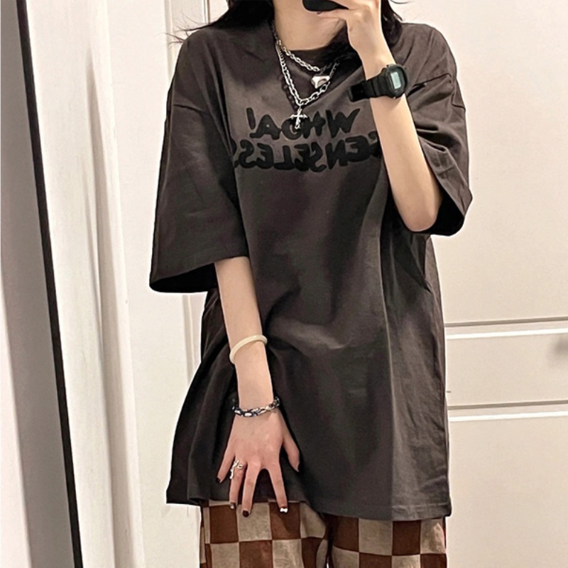 NRVP Áo Thun Tay Ngắn Cổ Tròn Thời Trang Mùa Hè Phong Cách Hàn Quốc 2022 Cho Nam Và Nữ