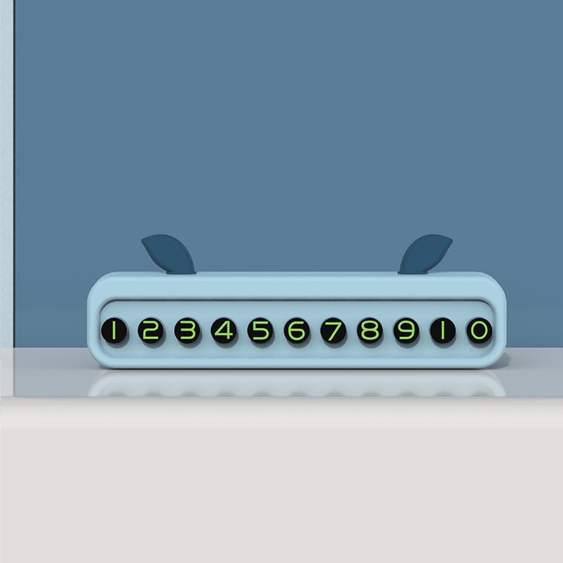 Bảng Ghi Số Điện Thoại Đỗ Xe Tạm Thời Hình Tai Hoạt Hình Dễ Thương